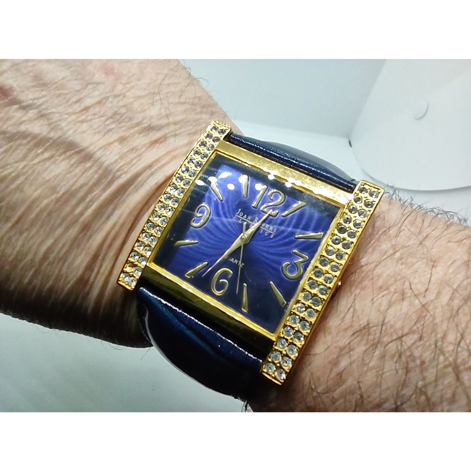 Joan Rivers Classics Ladies Purple Face Watch