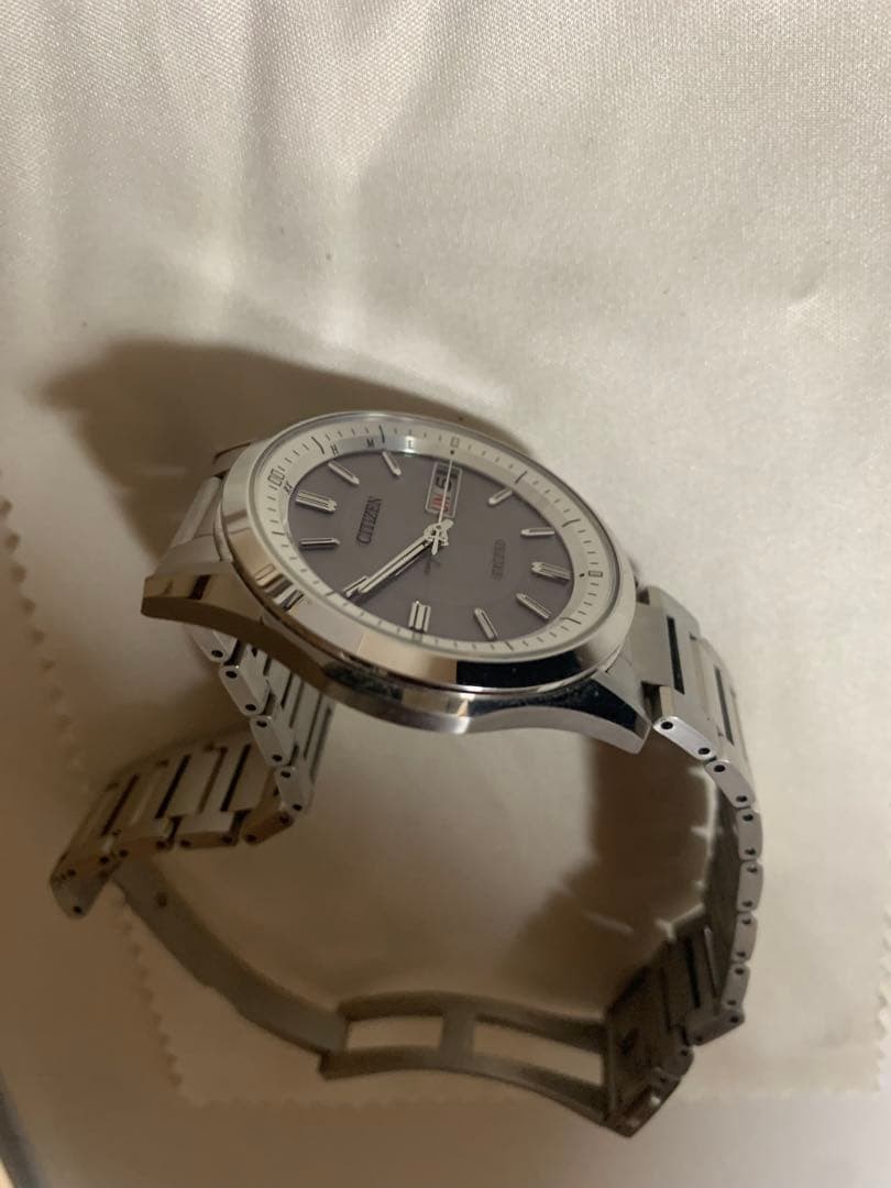 Citizen Exceed AT6030-60A Radio Solar Day Date Watch