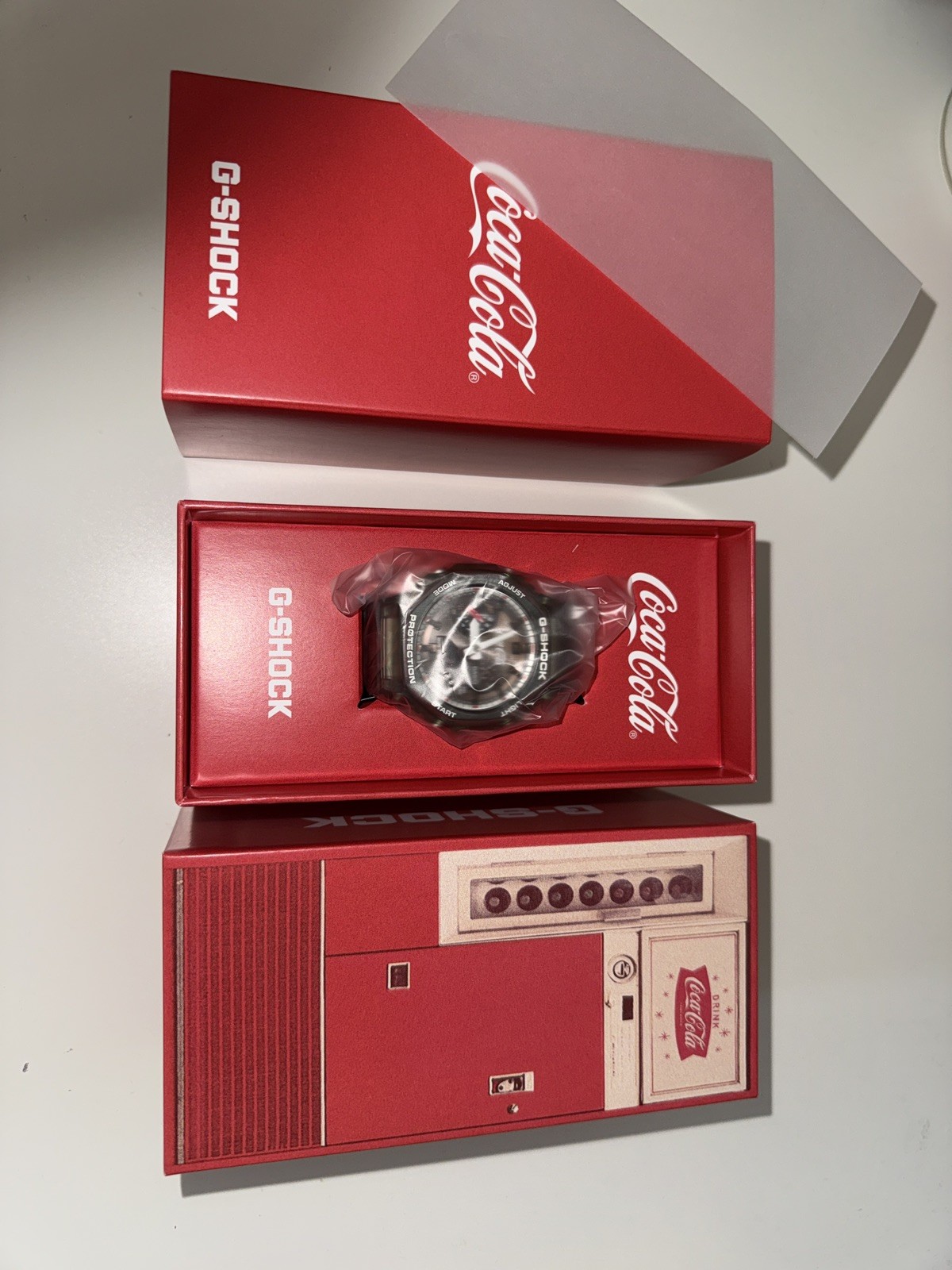 CASIO G-SHOCK GA-2100CC-3AJR ANALOG-DIGITAL 2100 Series Coca-Cola 140th NEW