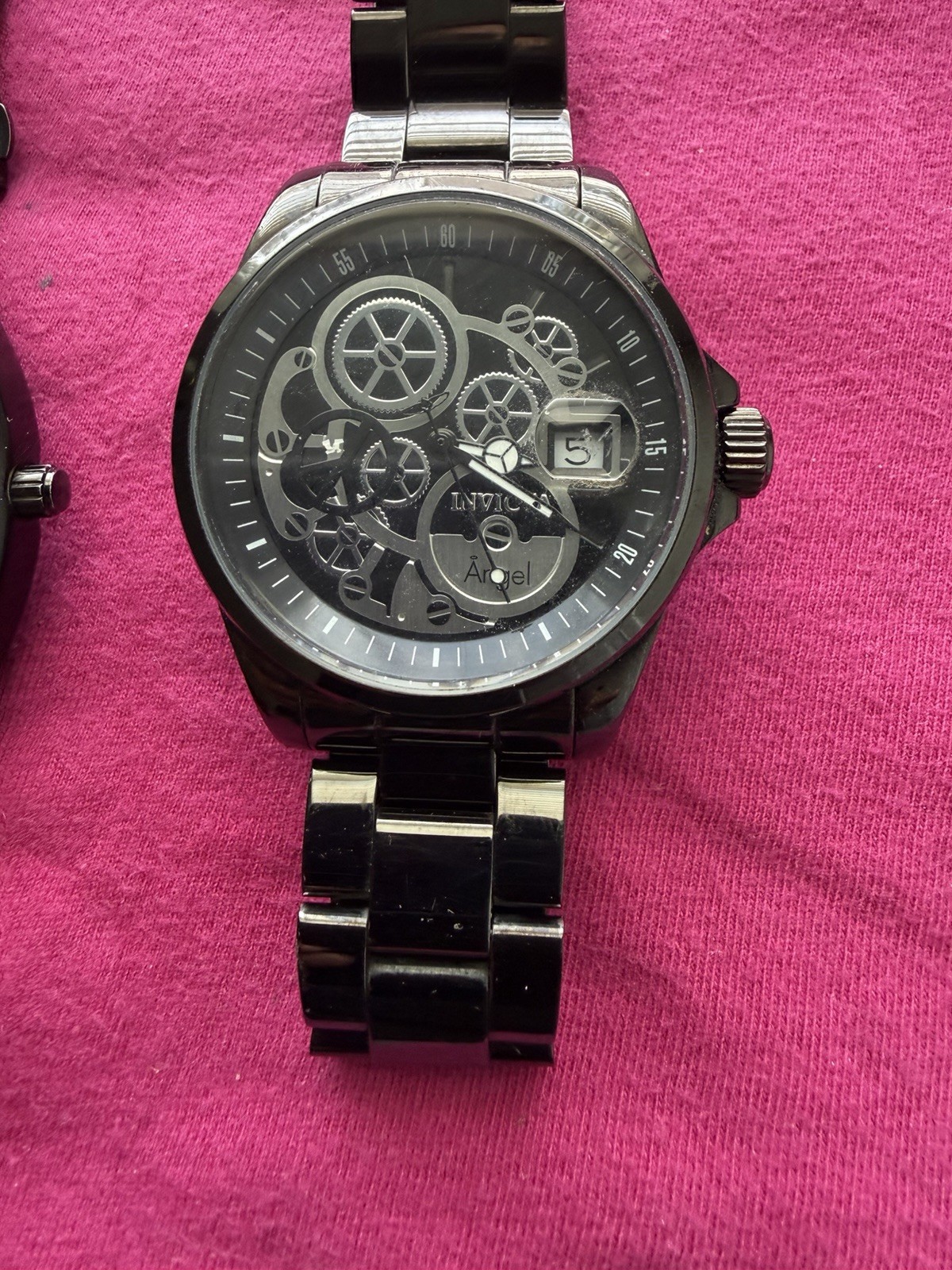2 Watch 1 Invicta Angel 1 Nixon Time Teller Quarz Working