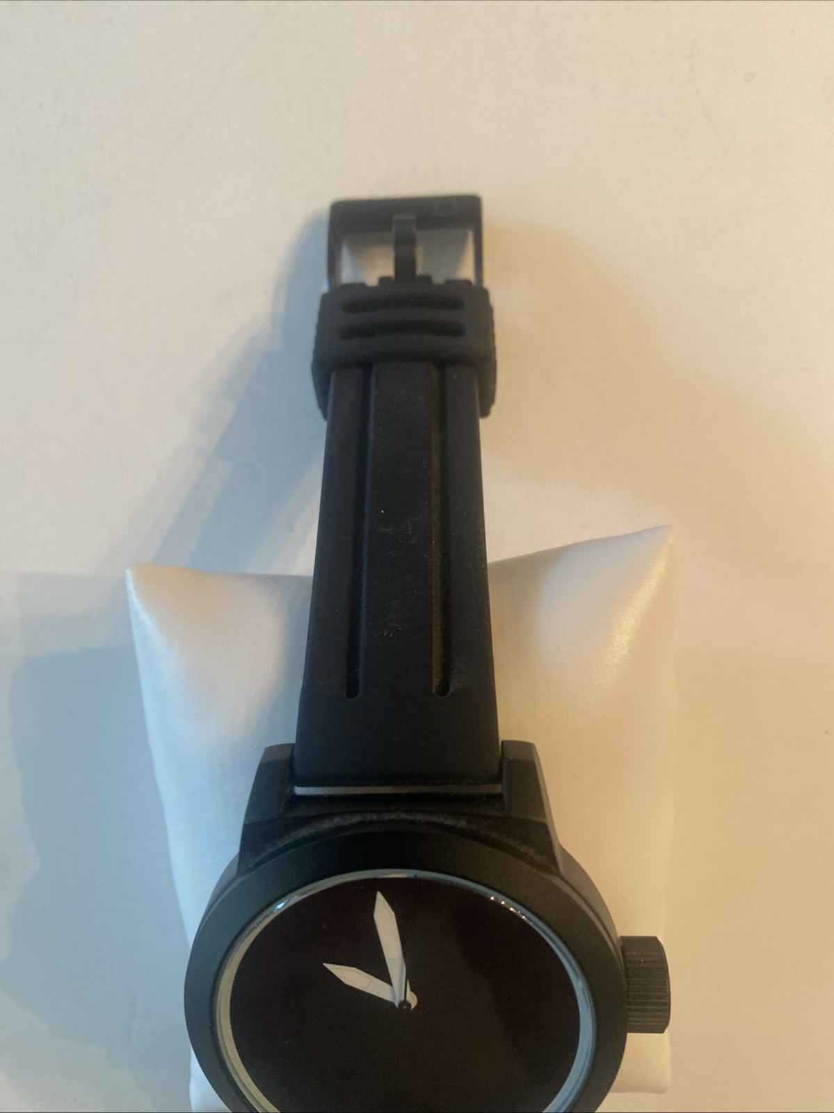 KennethCole Reaction Watch Mens BlackOnBlack W/RubberStrap NeverUsed Dead Battry
