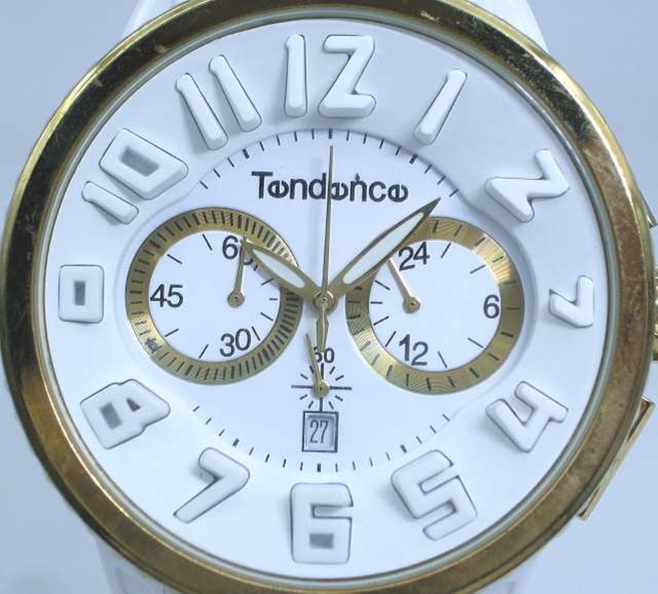 [A3N] Tendence Gulliver Round TG046014 Chronograph Quartz Watch [r9s]