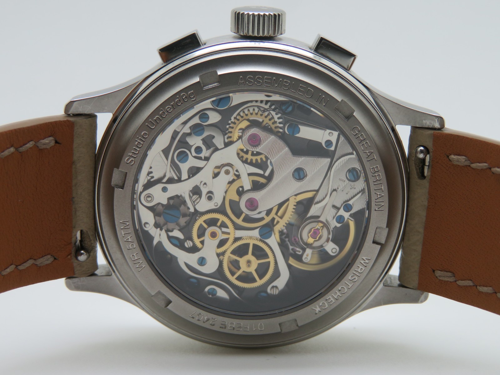 Wristcheck x Studio Underd0g Fried Egg 01FEBE LTD Men’s 39mm Wristwatch