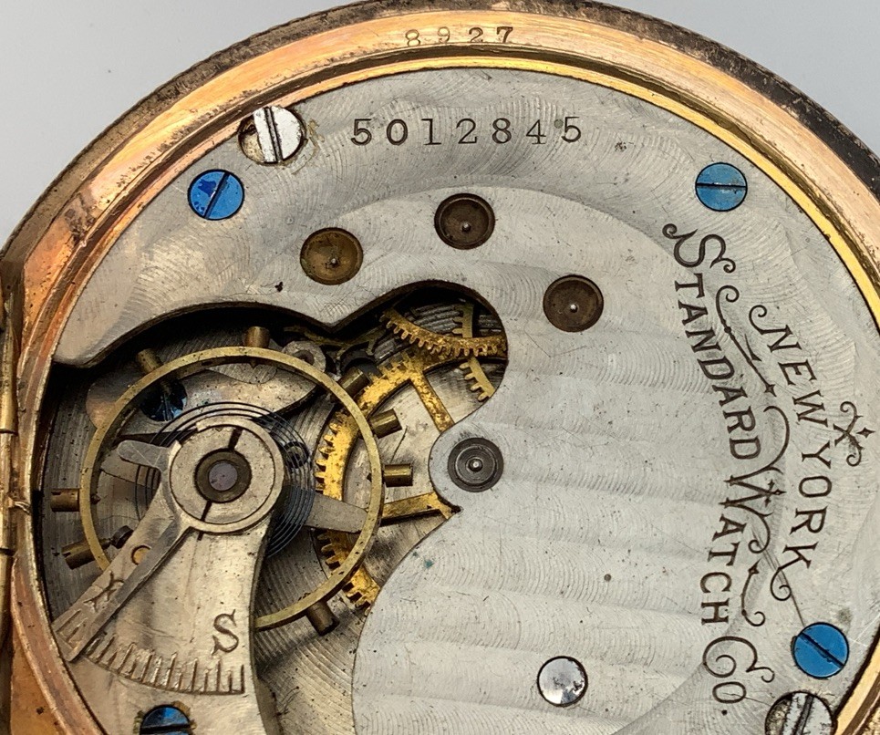 1906 New York Standard Grade 60 18s Model 8 7J Gold Filled Hunter Pocket Watch
