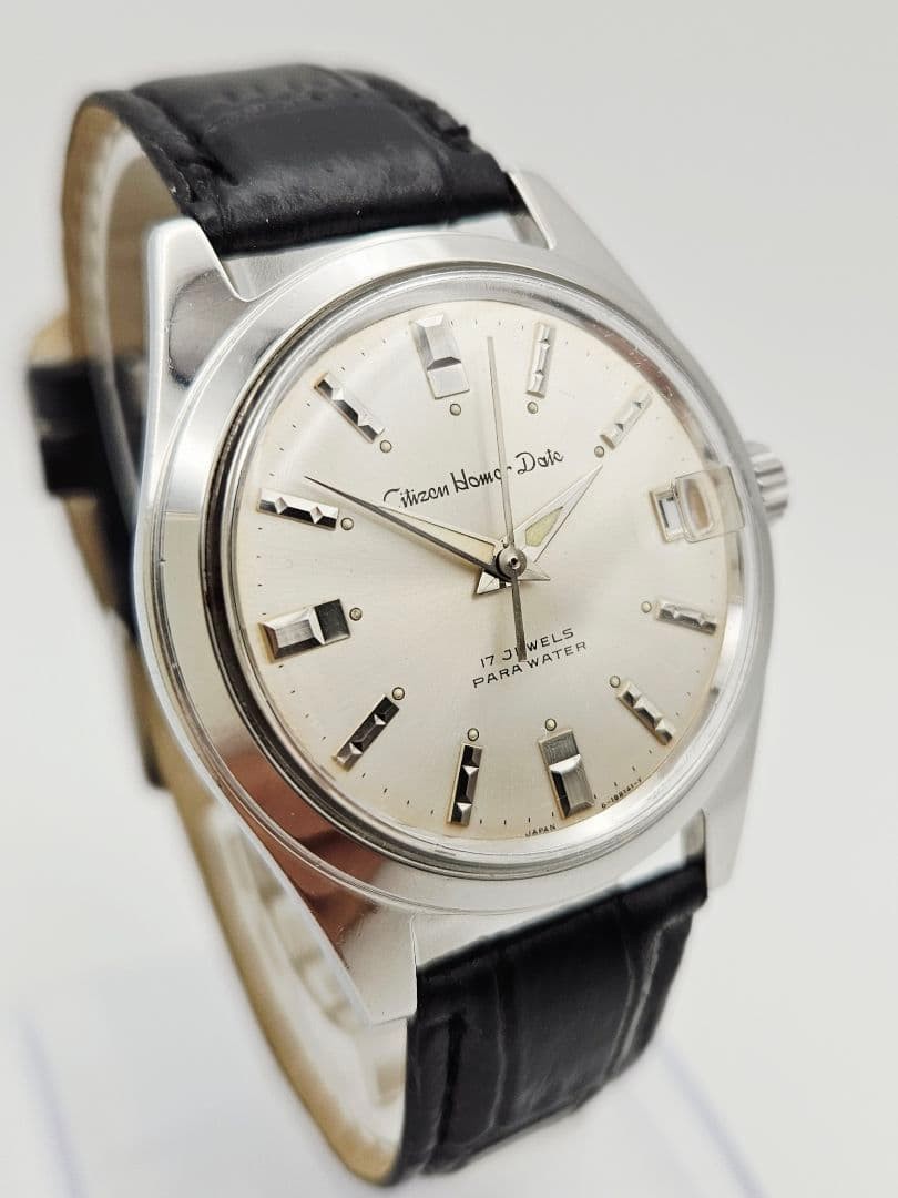 Citizen Homer Date 63-1019 Manual 17 Jewels Watch Used