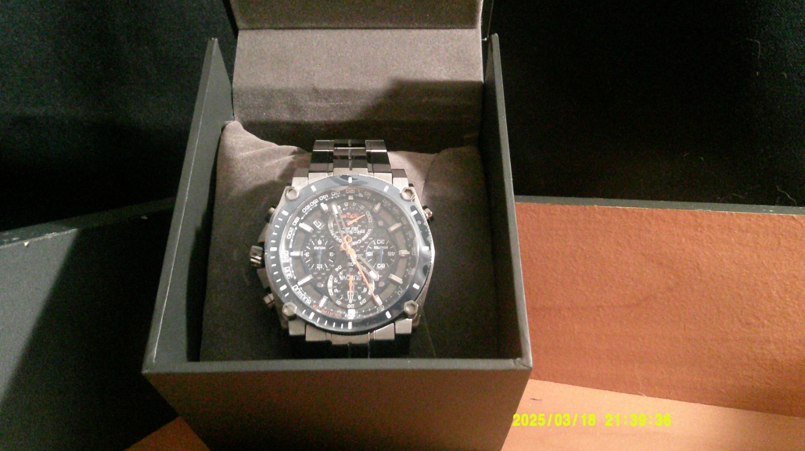 BULOVA PRECISIONIST MEN’S CHRONOGRAPH WATCH ~98B343~ NEW IN BOX