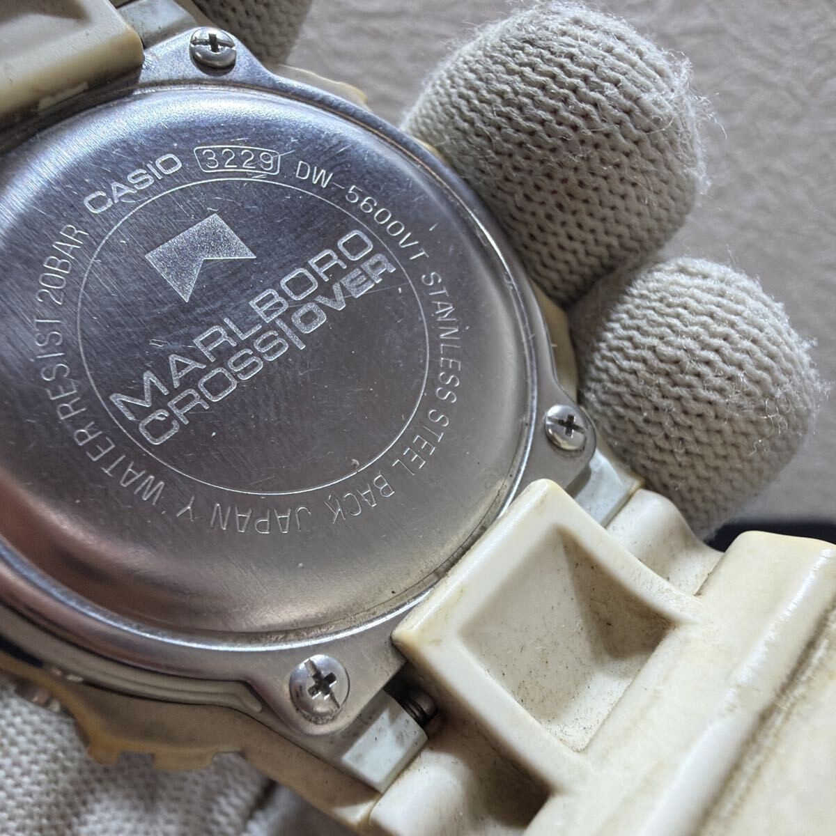CASIO G-SHOCK DW-5600VT Marlboro Collaboration Digital Quartz Watch Working Rare
