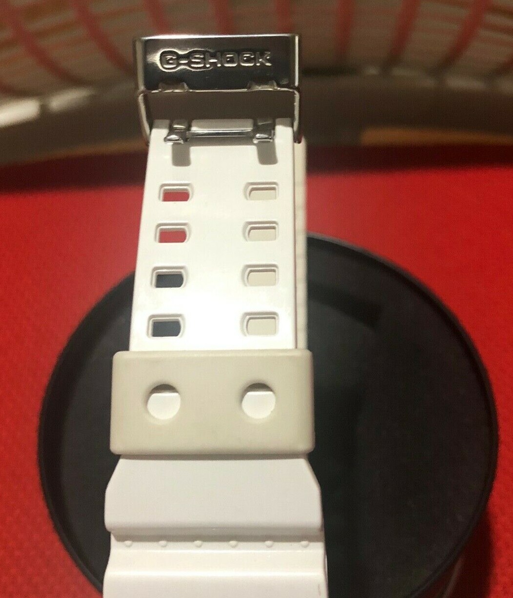 Casio G-shock GD 100SC 7DR Module No.3263 White Wrist Watch Water Resistant Mint