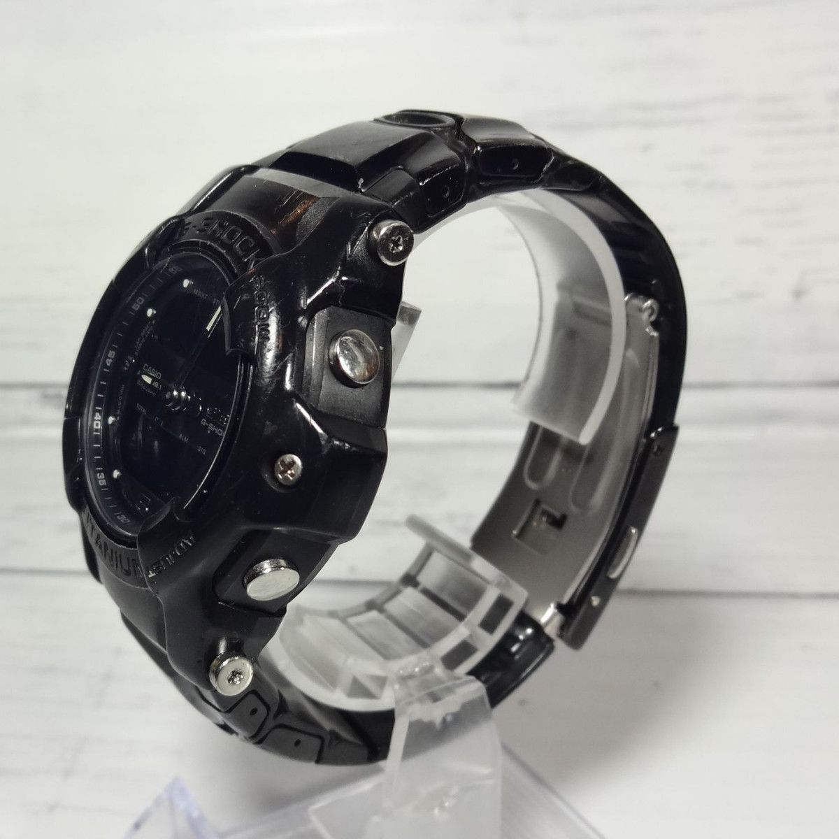 Full Black Titanium G SHOCK GS 300 New Battery Working Condition
