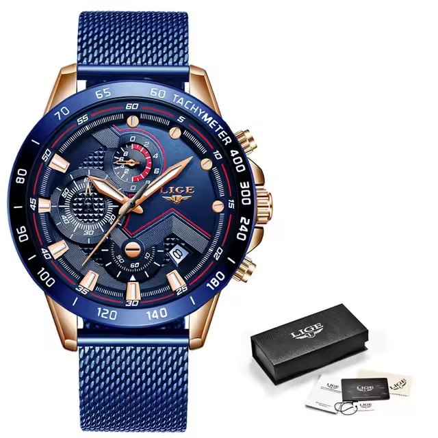 2025 New Fashion Casual Luxury Luminous Waterproof Men’s Quartz Watch