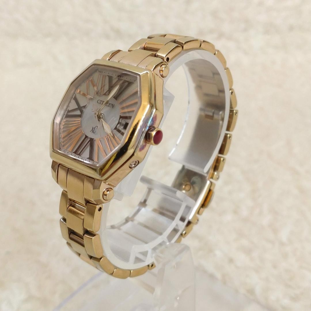 Citizen xC Radio-Controlled Solar Watch H010 Date Octagon 【USED】