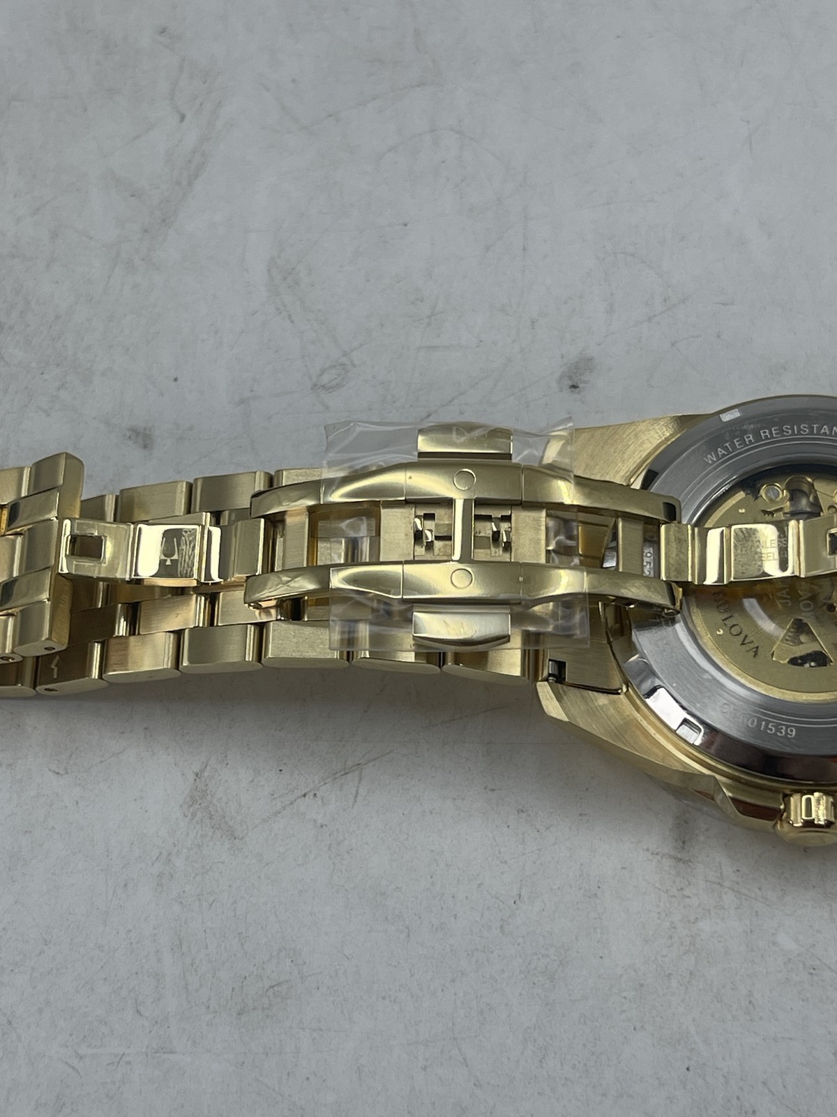 Bulova Men’s 43mm Sutton Automatic Watch Goldtone Stainless Steel Self-Winding