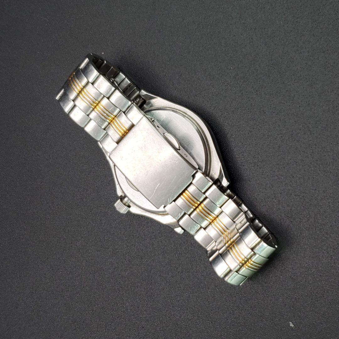 Seiko Chronos New Battery Date Silver Gold Men’s Vintage