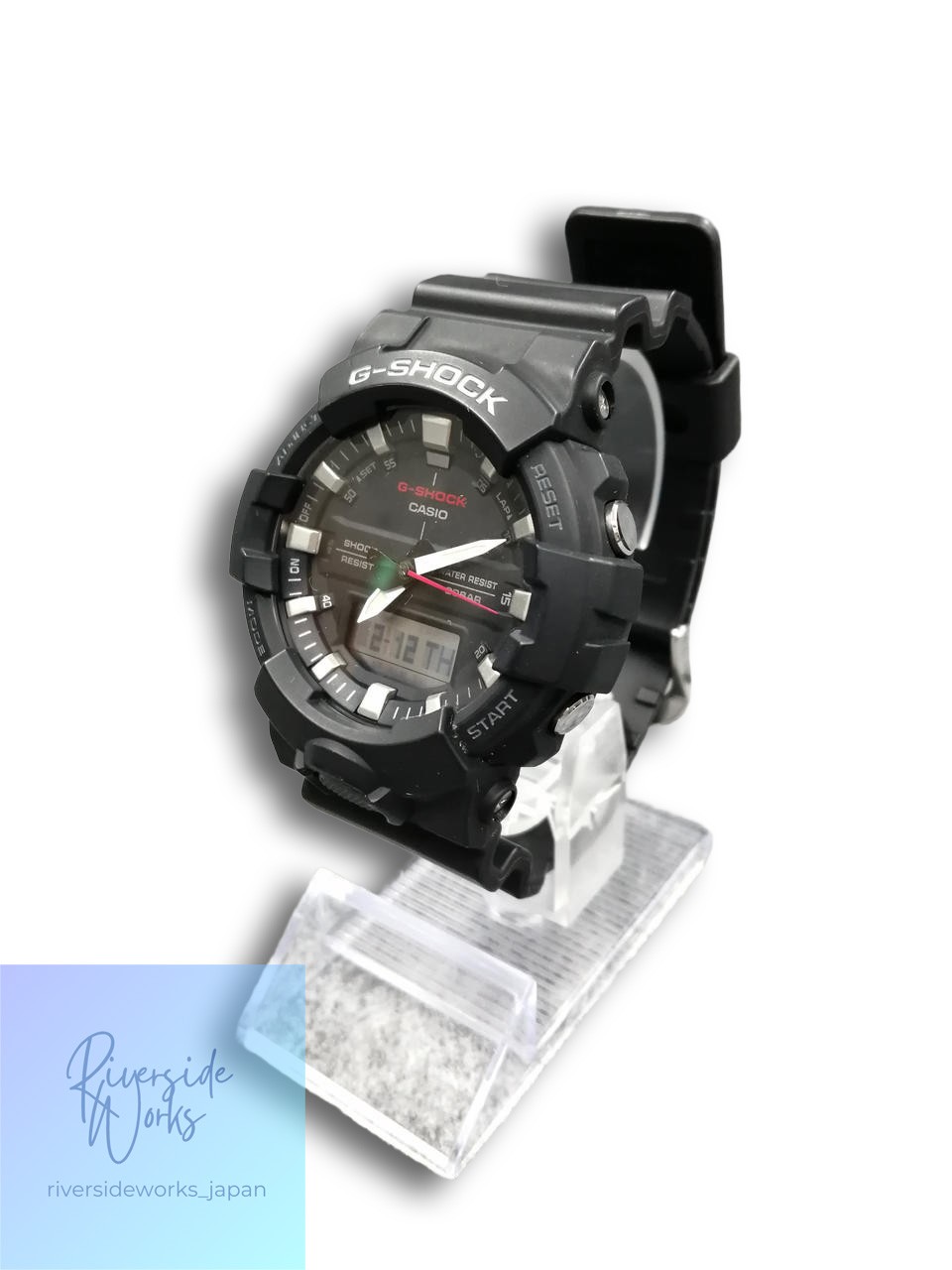 CASIO Wristwatch GA-800-1AJF Black