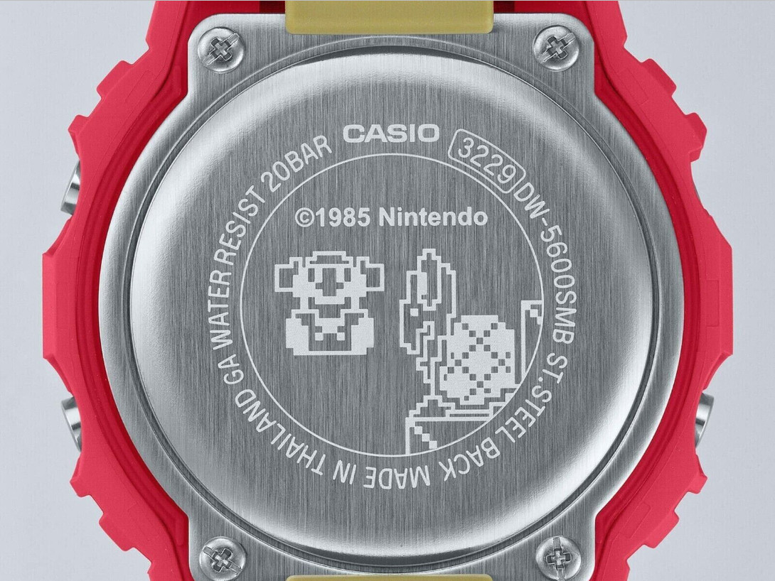 Mario Casio G-Shock DW5600SMB4JR Watch NintendoSuperMario DEL in 4 businesday