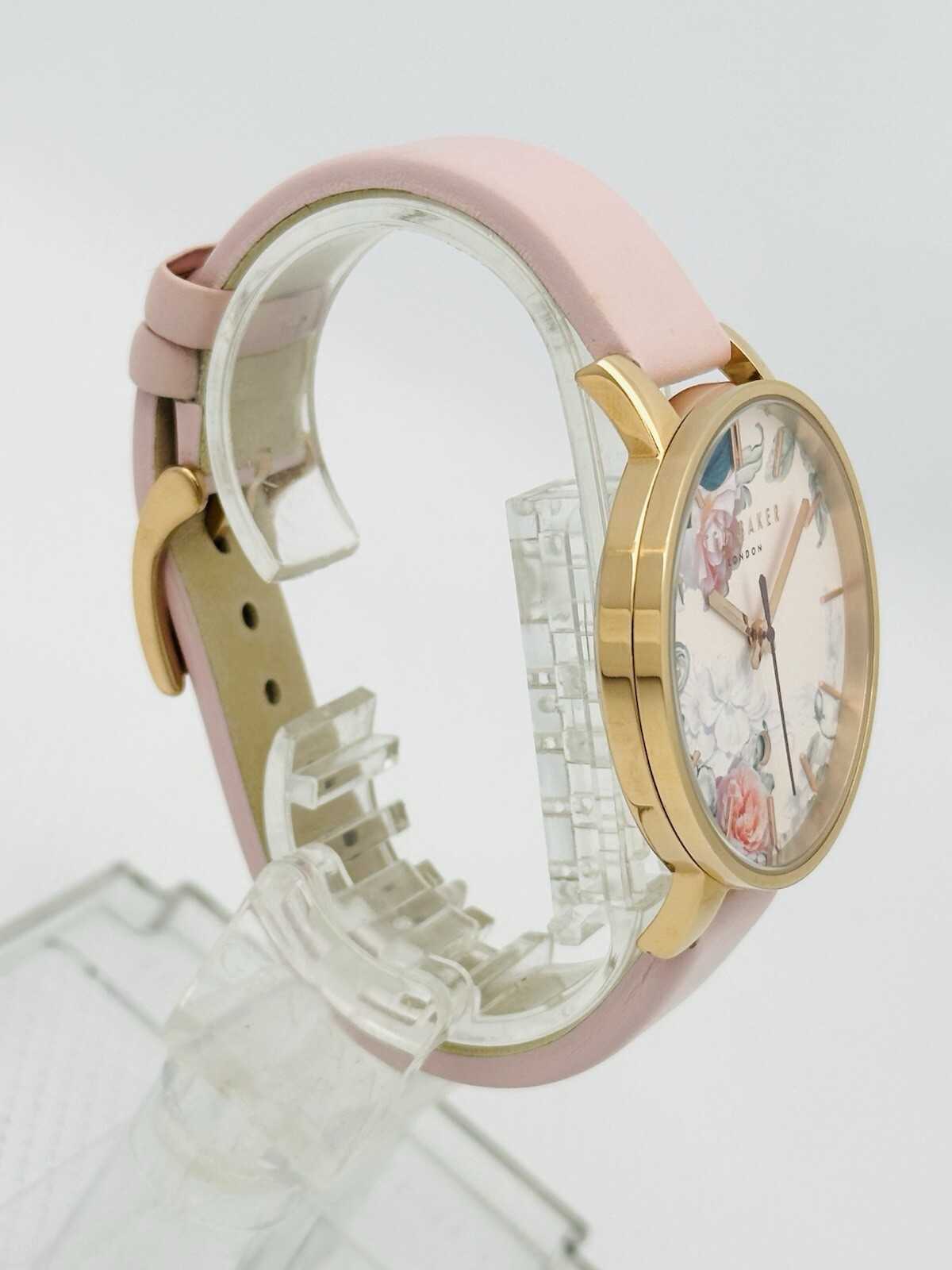 Ted Baker Women’s 10030653 Classic Multicolour Dial With Pink Leather RG Watch