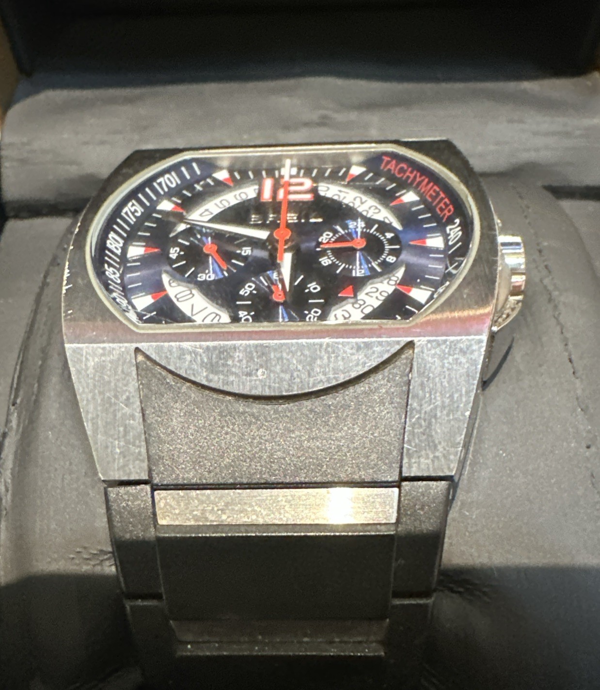 Authentic BREIL Wonder Blue/Rubber 41.5mm BW0175 Men’s Watch w/Box