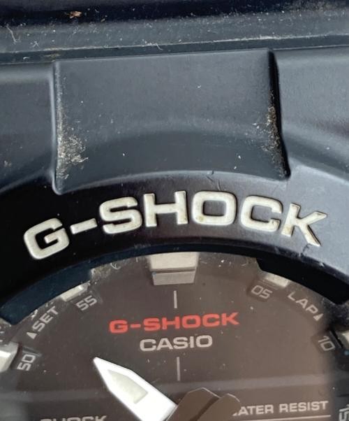 Casio G-SHOCK GA-800 Digital Watch Black Resin Band 3cm Dial