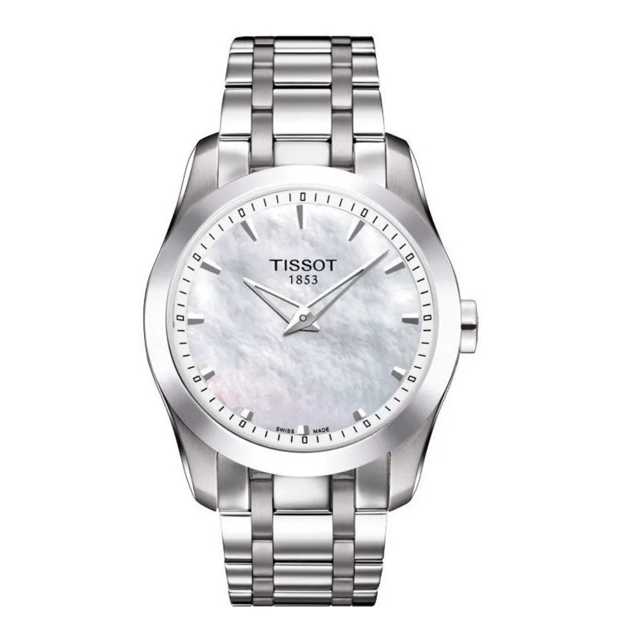 Tissot Couturier Secret Date Quartz Stainless Steel Ladies Watch T0352461111100