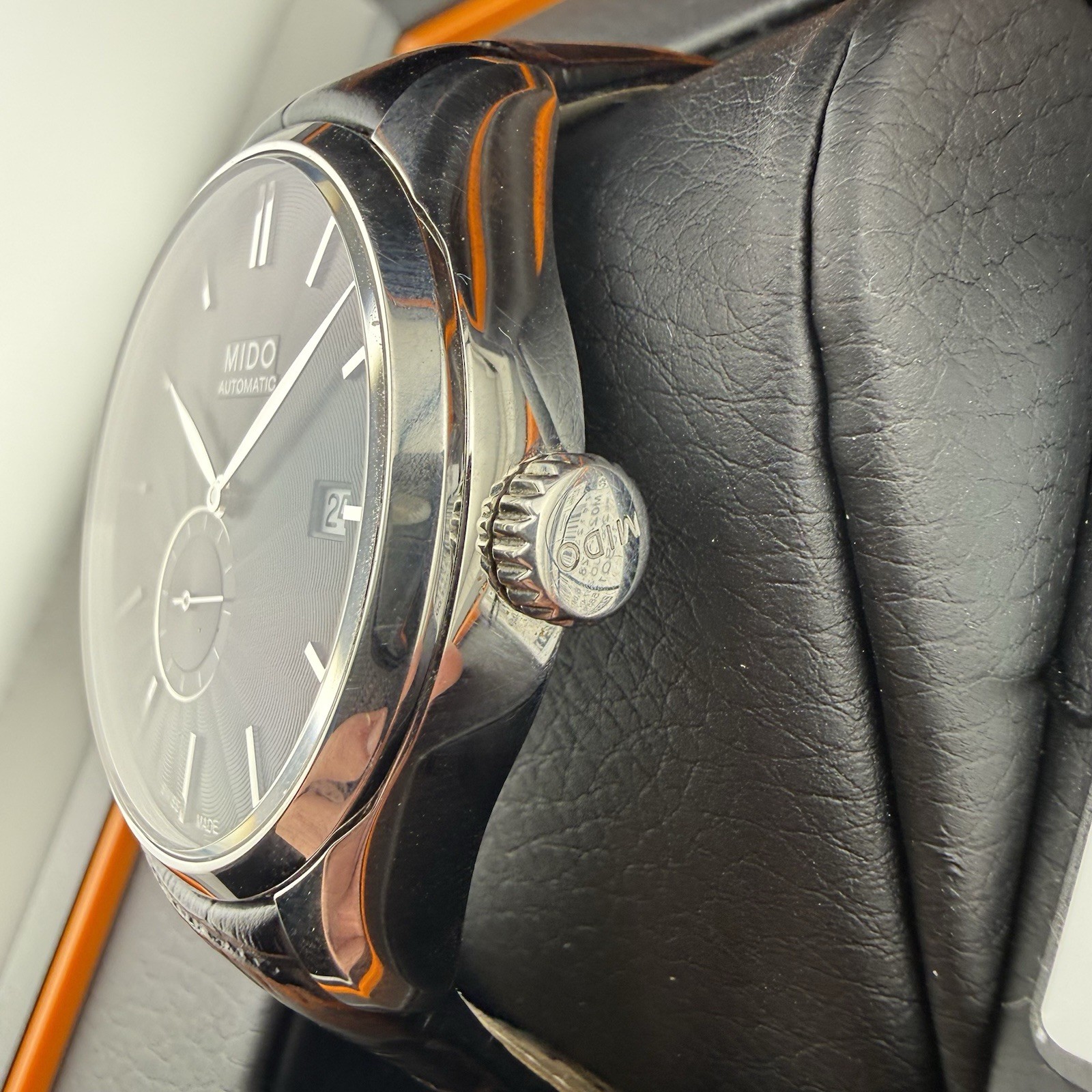 Mido Belluna II 25J Swiss Automatic Watch M024.428A Box & Hang Tag