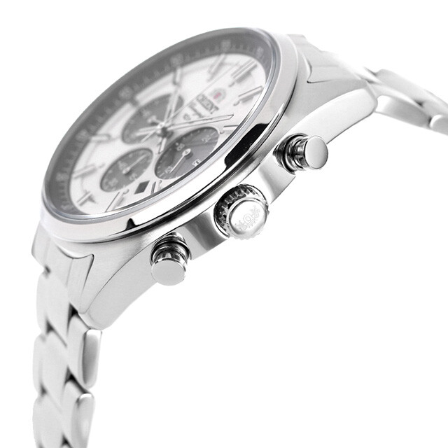 ORIENT Watch WV0041TX SOLAR PANDA Milky White Men’s NEO 70’s neo-Seventies
