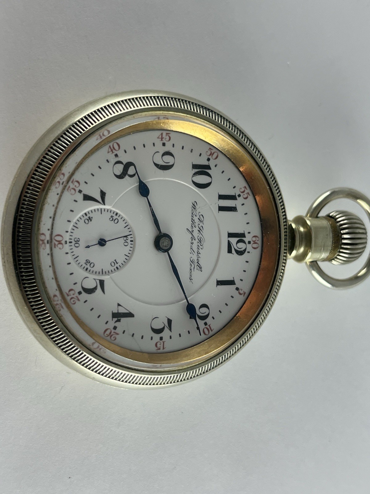 Rare Hamilton Texas Private Label Pocket Watch