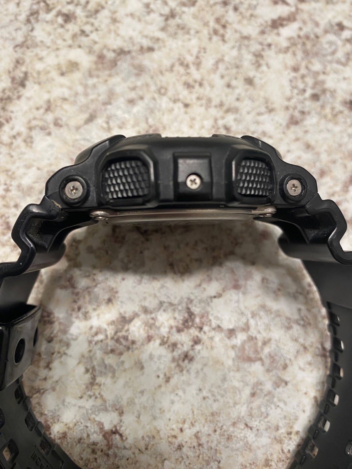 CASIO G SHOCK GD100 blackout blue led Federal Prison Issued