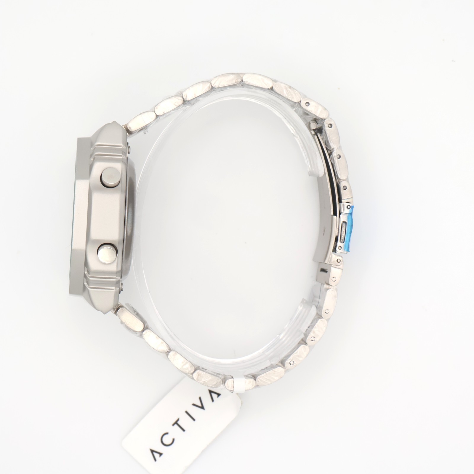 Invicta Activa Signal X Analog Digital Watch 45.5mm Silver Blue ACWM423-004