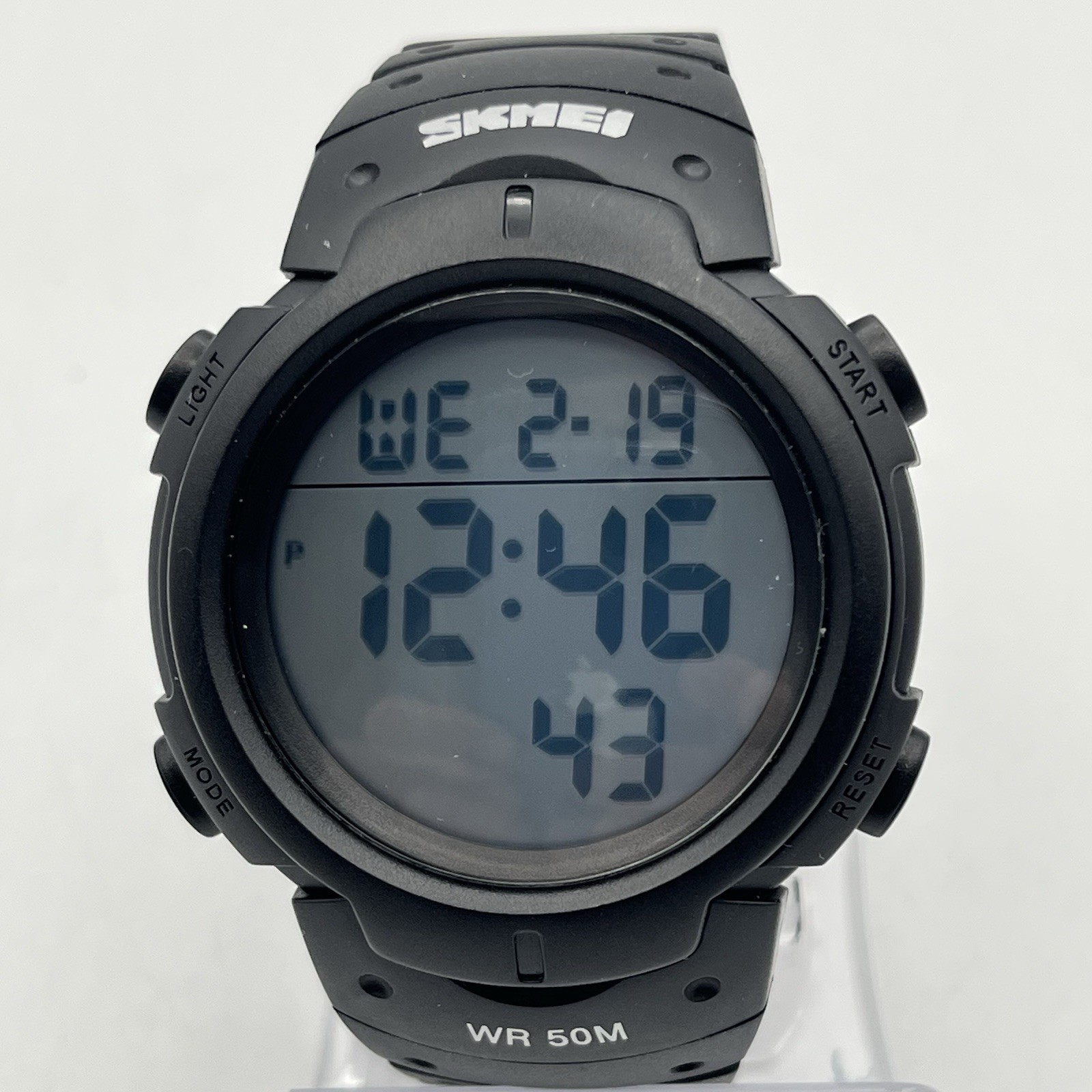 SKMEI Black Digital Men’s Watch – Model 1068 – WR 50MM – 42MM – RUNS