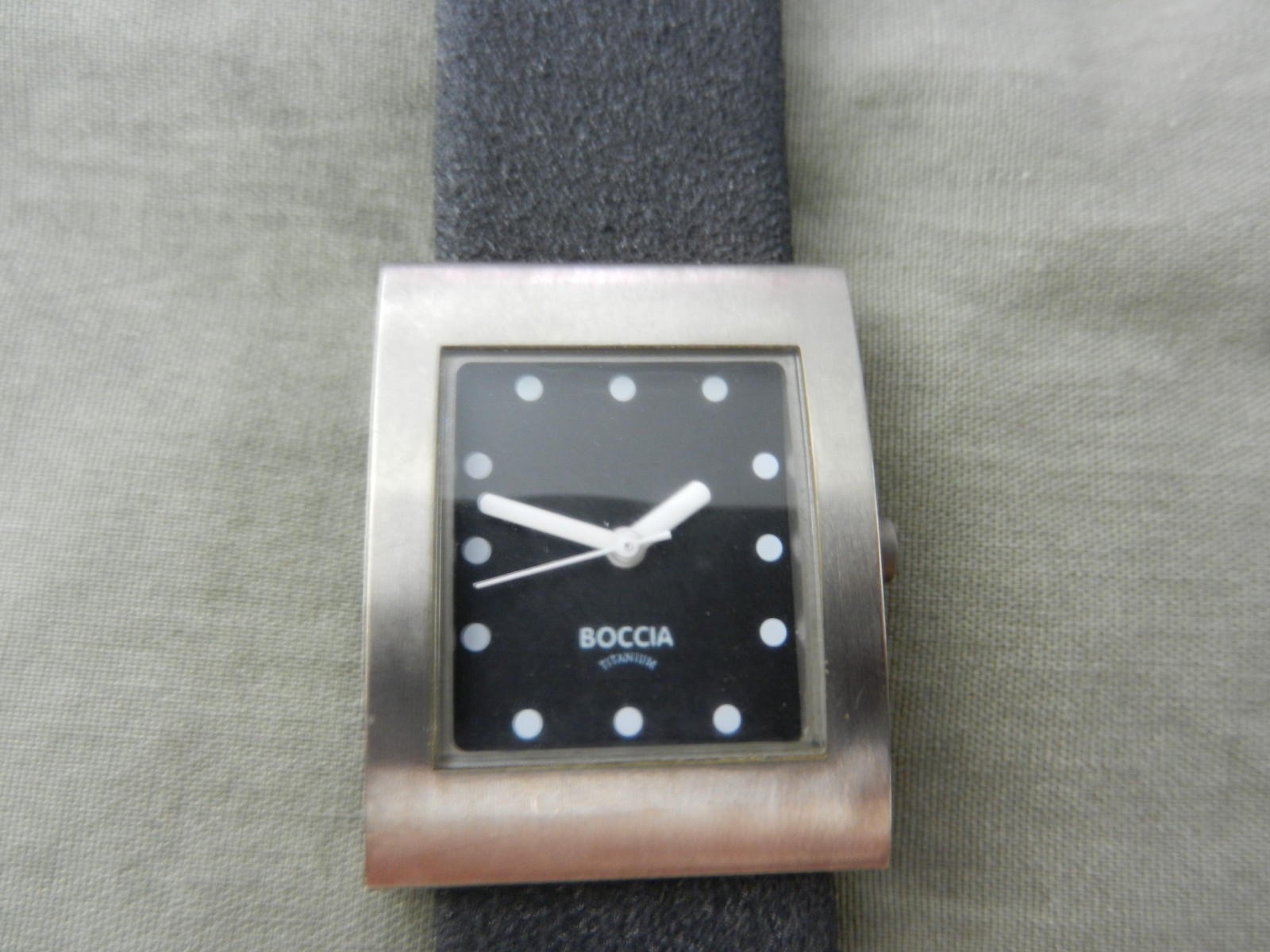 (2) Boccia Womens Watches – Titanium Cases / SS Mesh & Leather Band -NOT WORKING