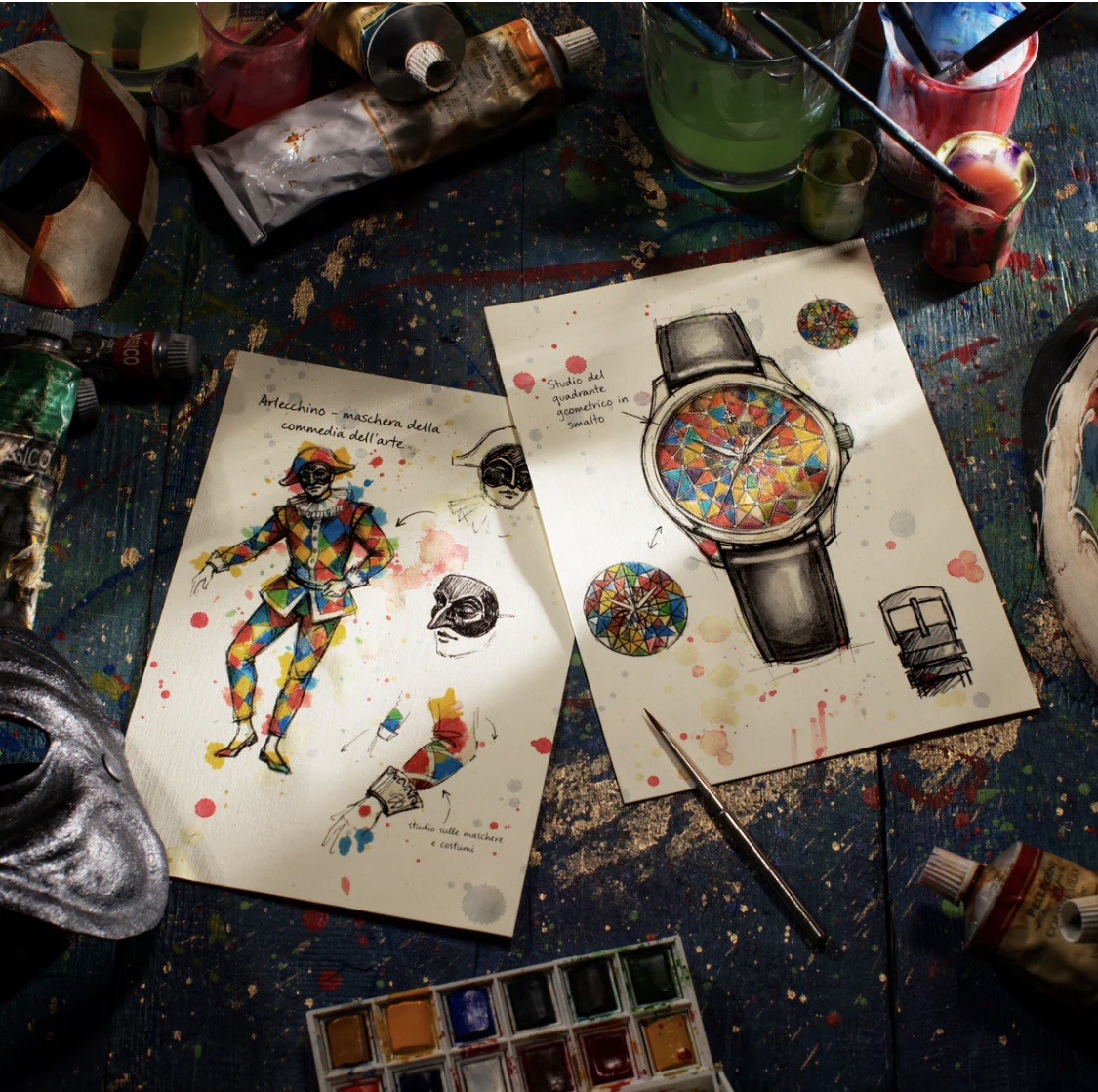 Venezianico Redentore Arlecchino – Limited Edition BRAND NEW WITH BOX .