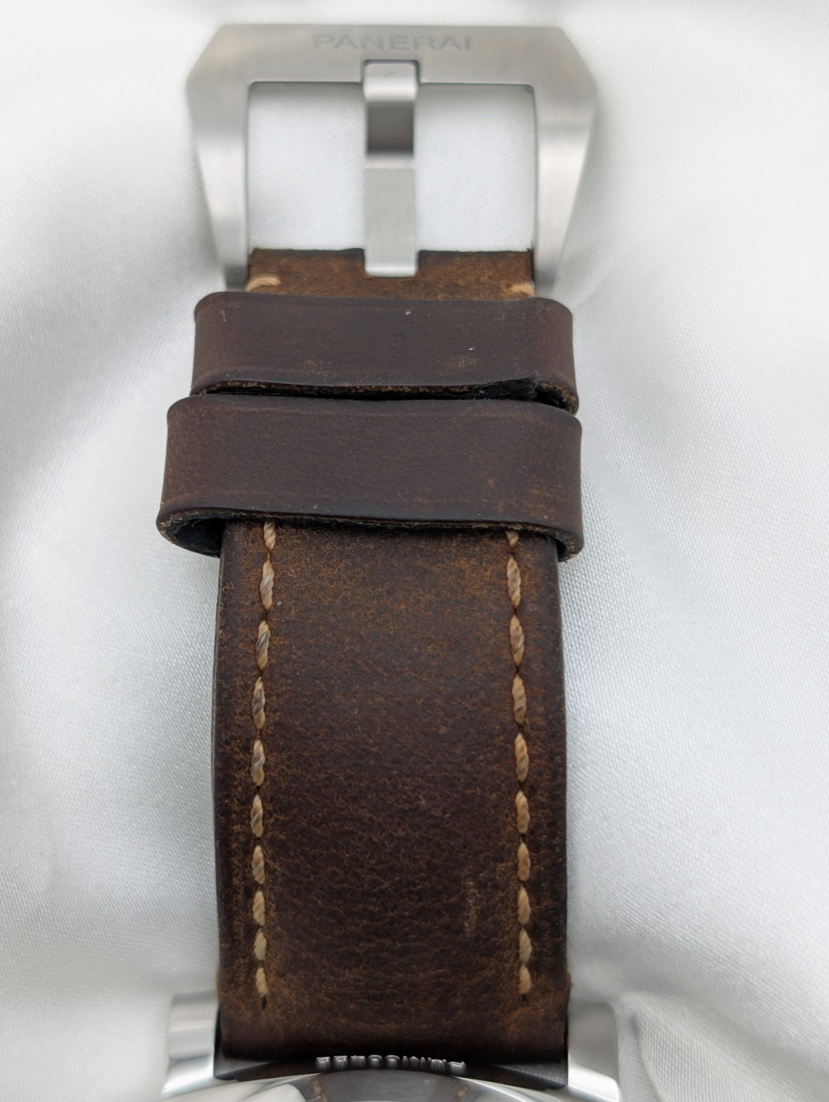 Panerai Luminor Marina 1950 3 Days Black PAM00422 47mm Leather Strap Full Set