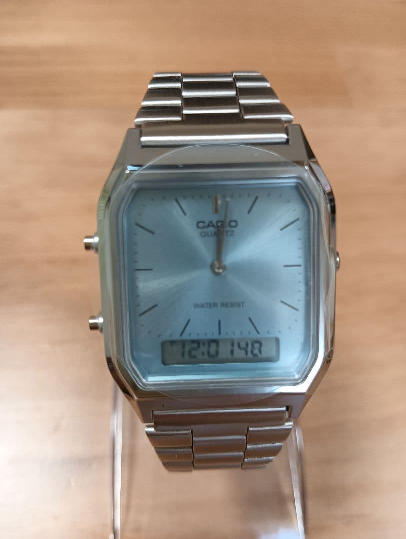 CASIO AQ-230A-2A1 Ice Blue Analog Digital Watch