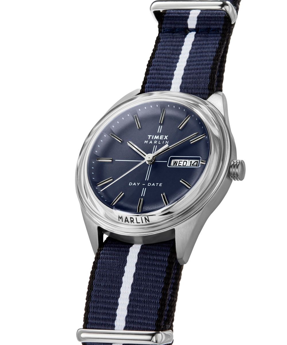 Timex Blue Mens Analogue Watch Marlin Jet TW2Y37400