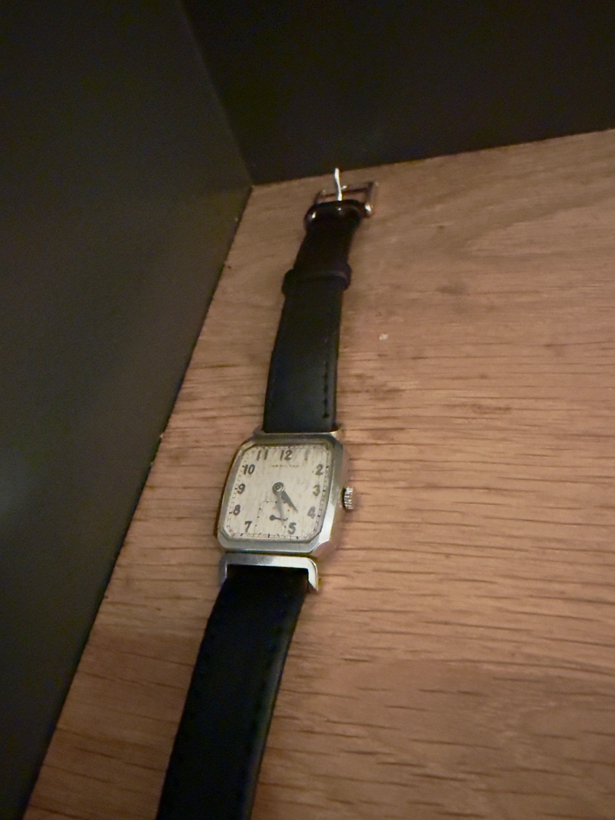 Vintage Hamilton Raymon 747 17J Stainless Steel + Original Boxes Art Deco Watch