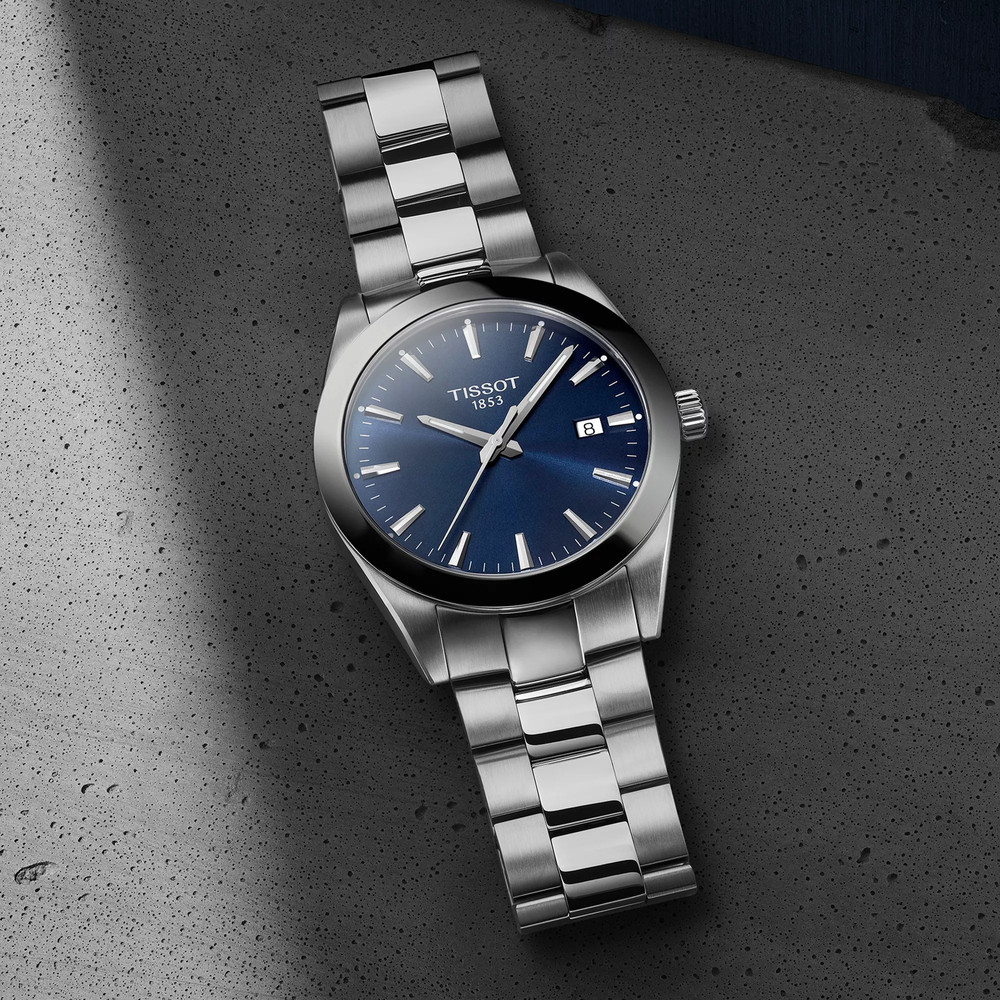 Tissot Gentleman Sapphire Blue Dail Men’s SWISS Watch – T127.410.11.041.00