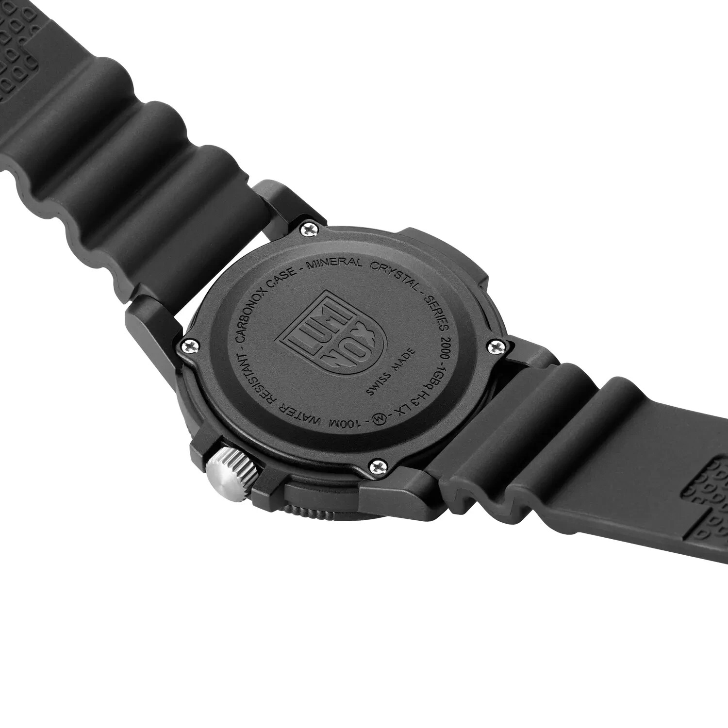 Luminox Sea Bass Men’s CARBONOX Black Dial Rubber Strap Watch – X2.2001 NEW
