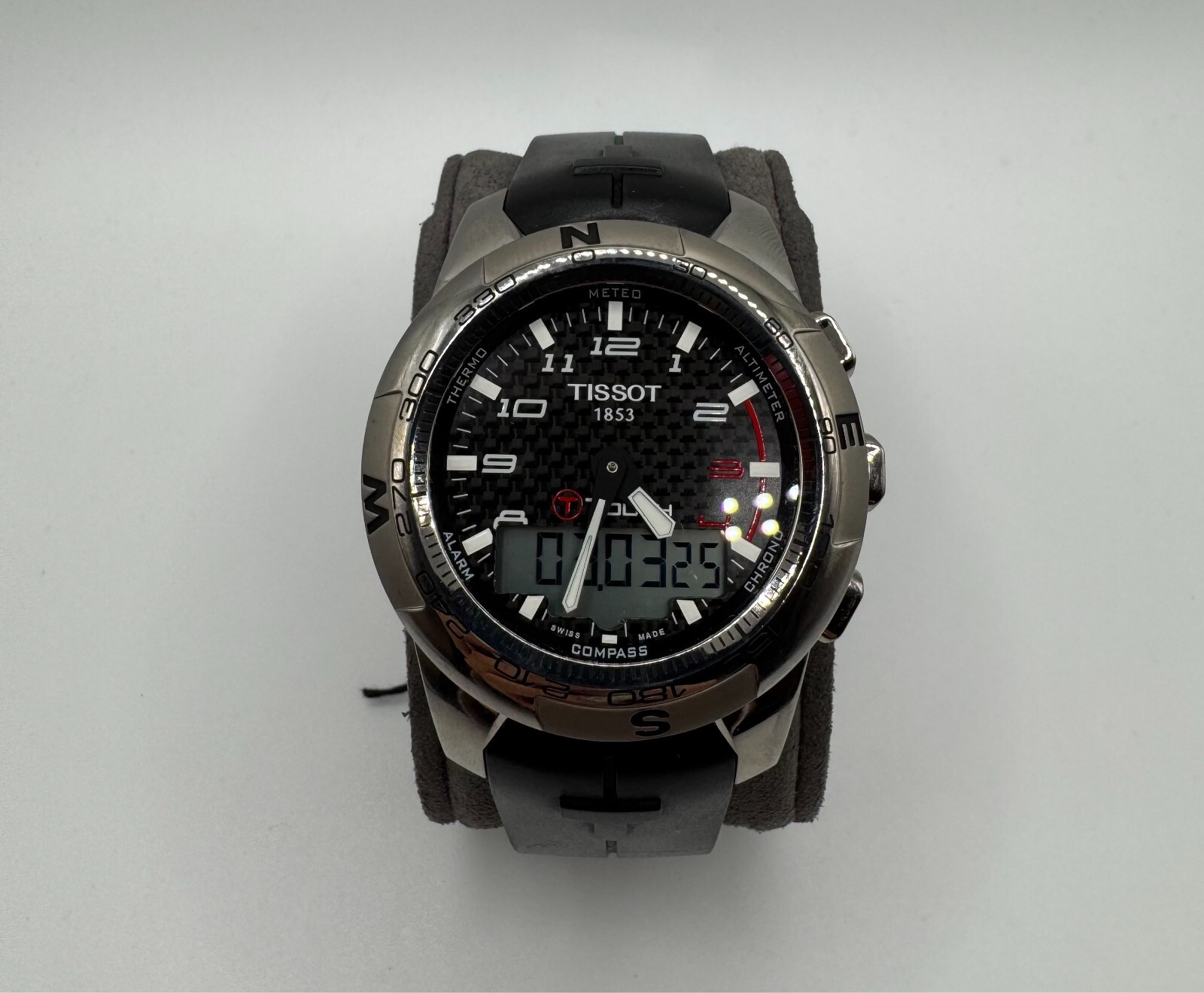 Tissot T-Touch II Titanium Black Rubber Band Men’s Watch T0474204720700