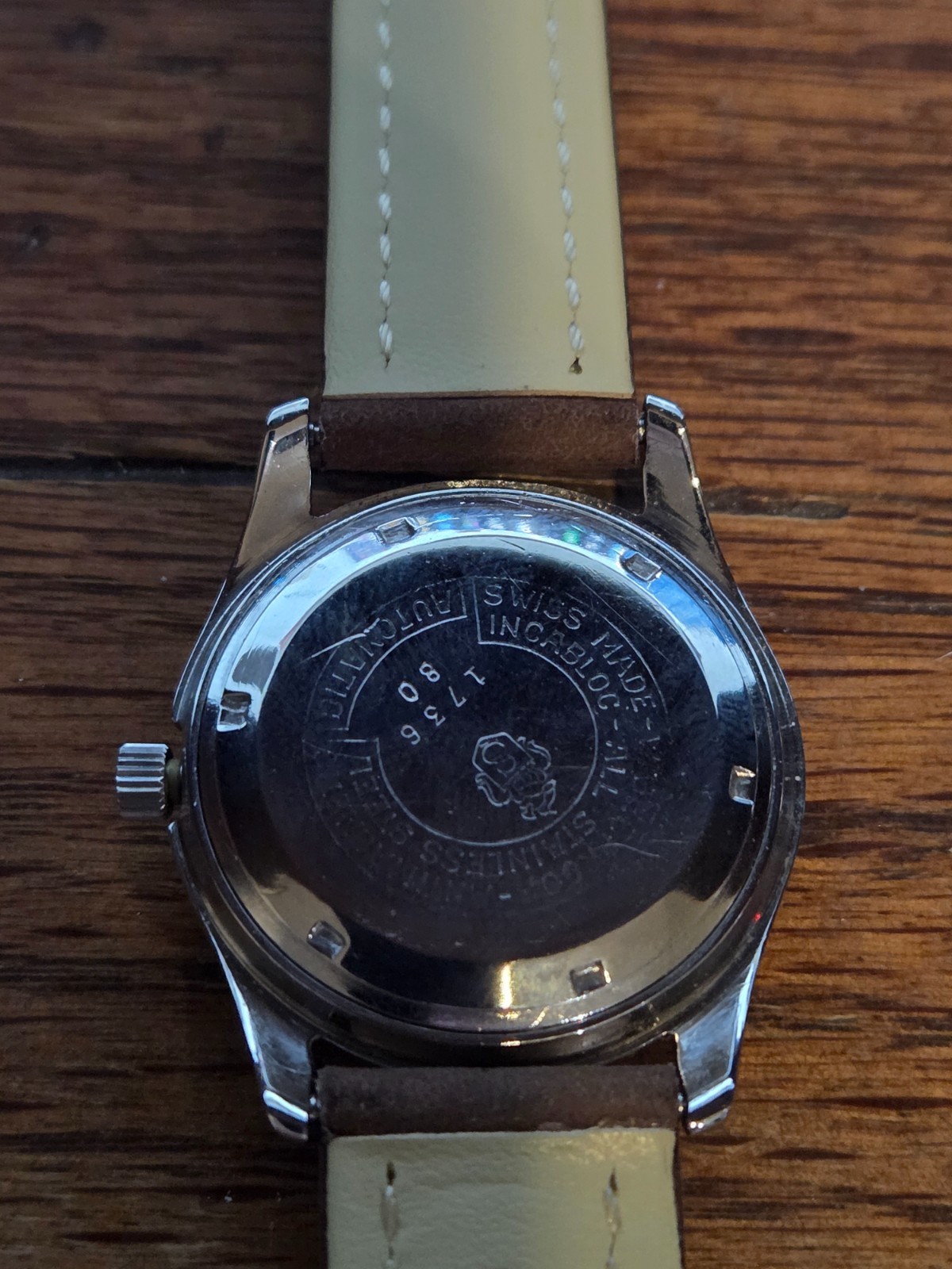 Vintage SANDOZ Men’s Automatic 17 Jewels 33mm reconditioned