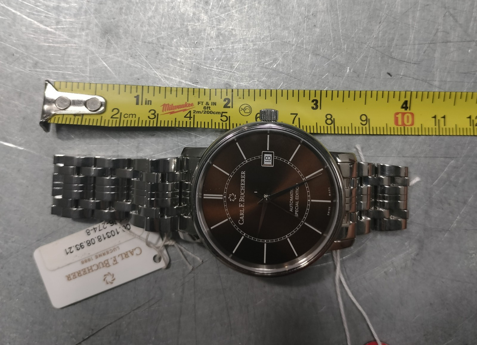 Carl F. Bucherer Adamavi Automatic Brown Dial Wristwatch 00.10318.08.93.21 p8243