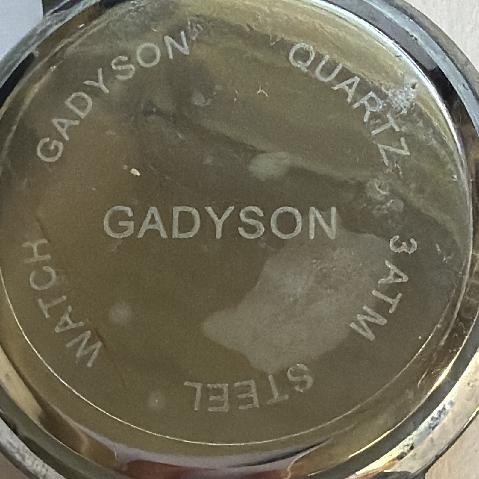 Gadyson Quartz 40mm Silver Stainless Steel Black/White Arabic Dial Mesh Band