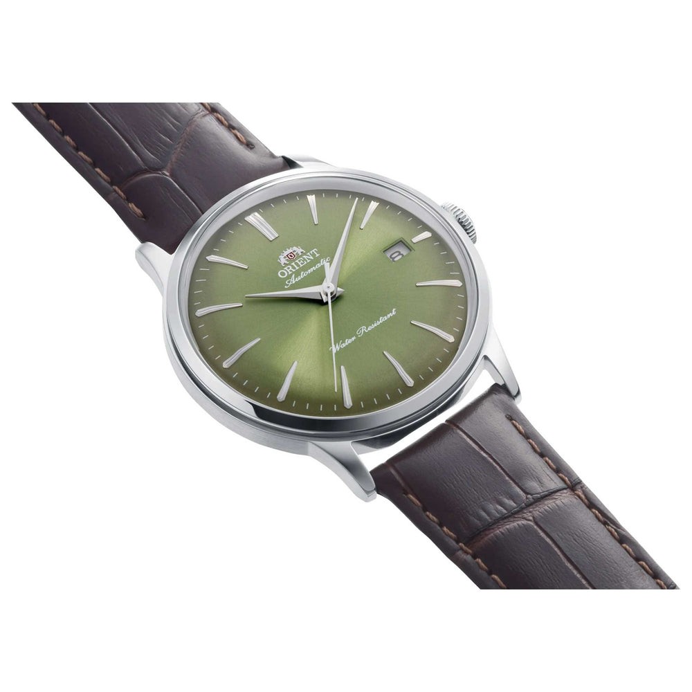 Orient Men’s Bambino Classic Green Dial Automatic 40mm Watch RA-AC0029E