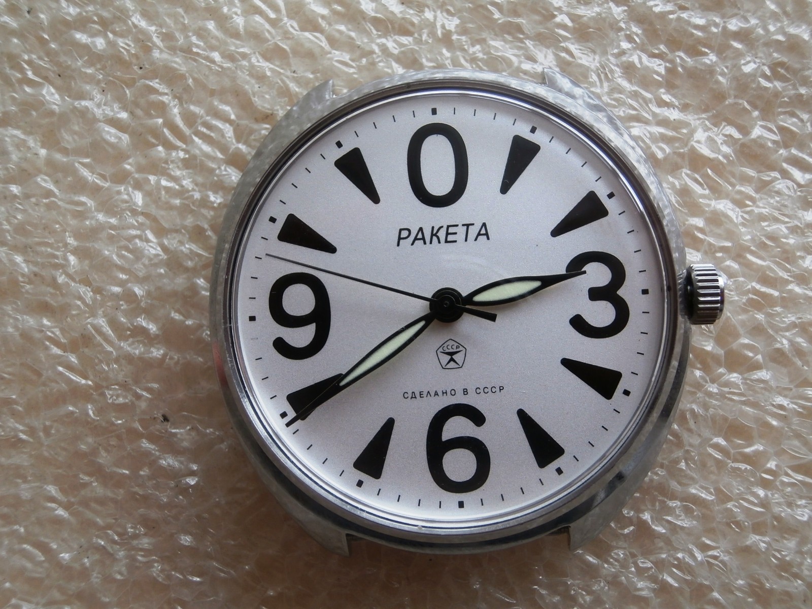 Watch RAKETA Zero, vintage movement, SOVIET/USSR, RUSSIA