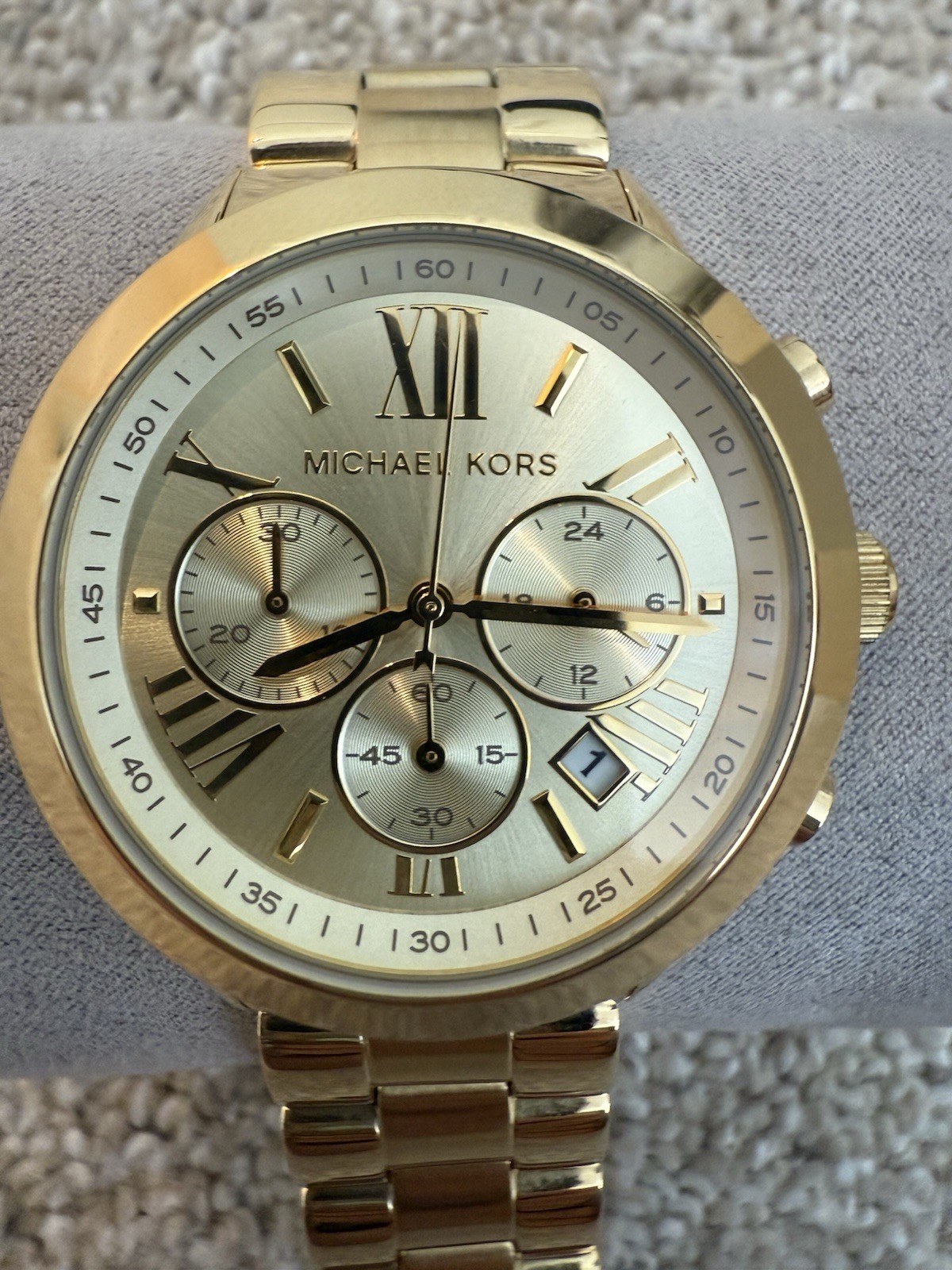 Women’s Michael Kors Gold-Tone Wrist Watch w/ Box