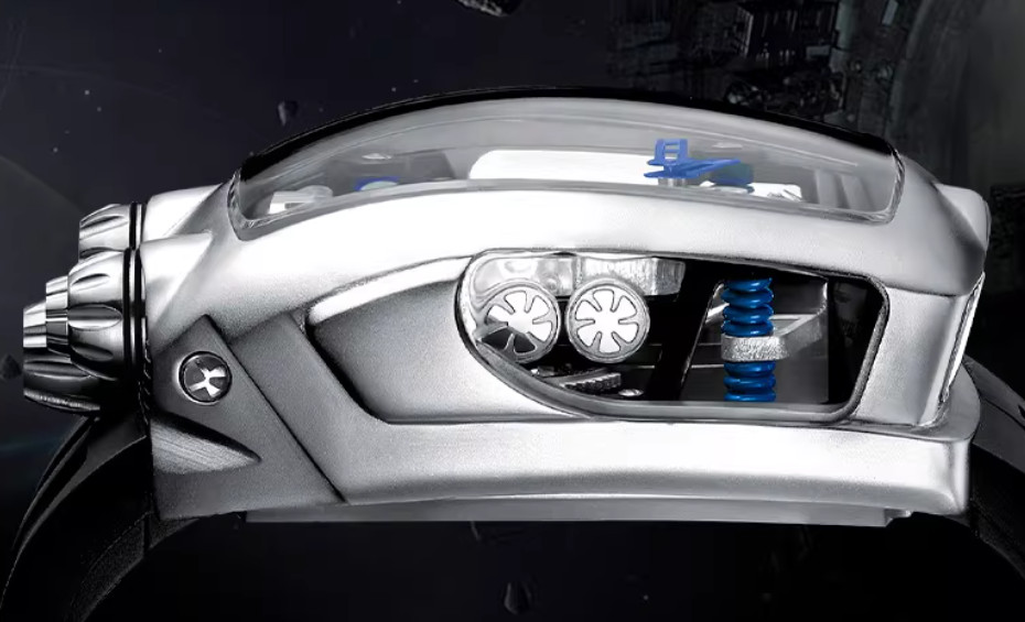 PINDU Design BUGATTI STYLE Engine 16 Cylinder Men’s NH05 Automatic Watch