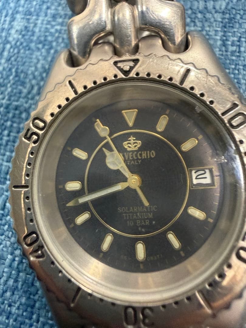Working SALVECCHIO SS-083TI Date Titanium