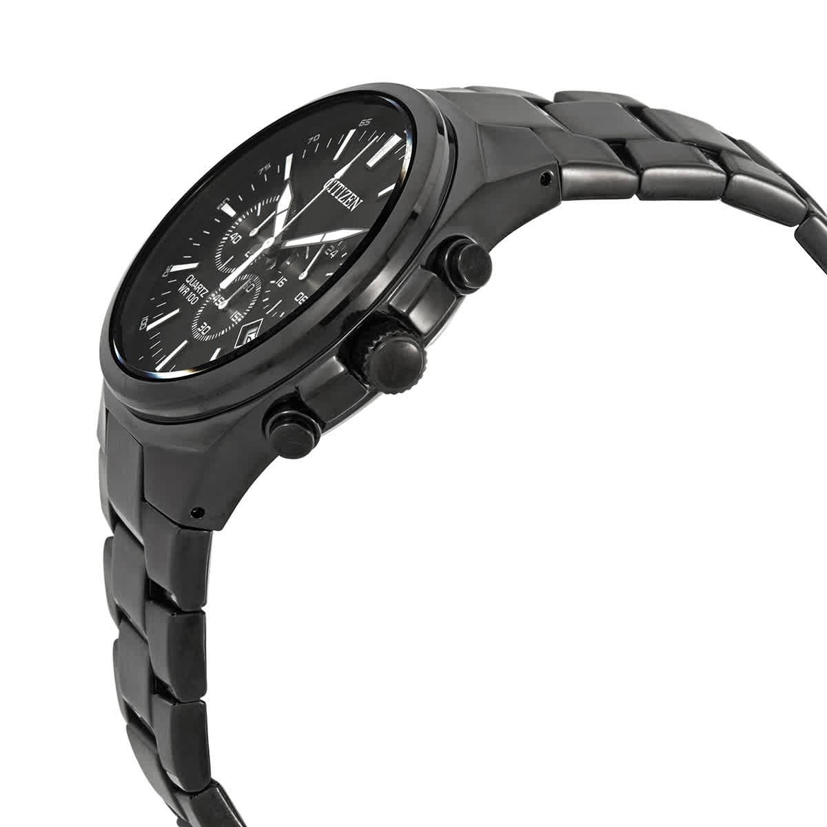 Citizen Chronograph Quartz Black Dial Men’s Watch AN8175-55E