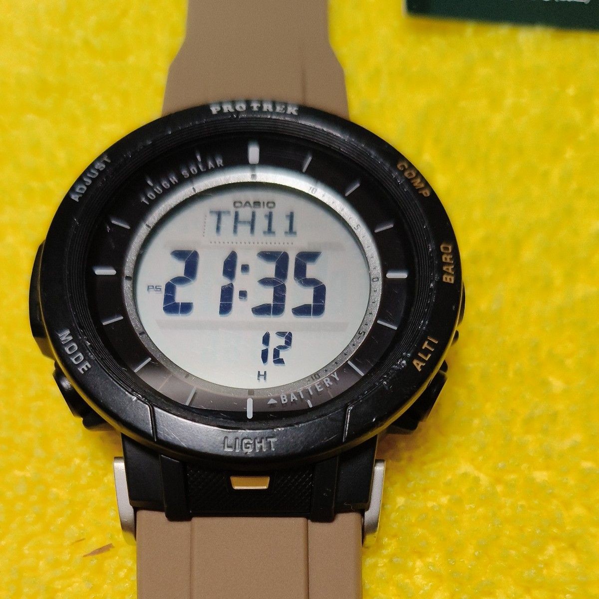 🌟 CASIO PRO TREK PRG-30-5JF Tough Solar Triple Sensor Digital Watch Box JDM