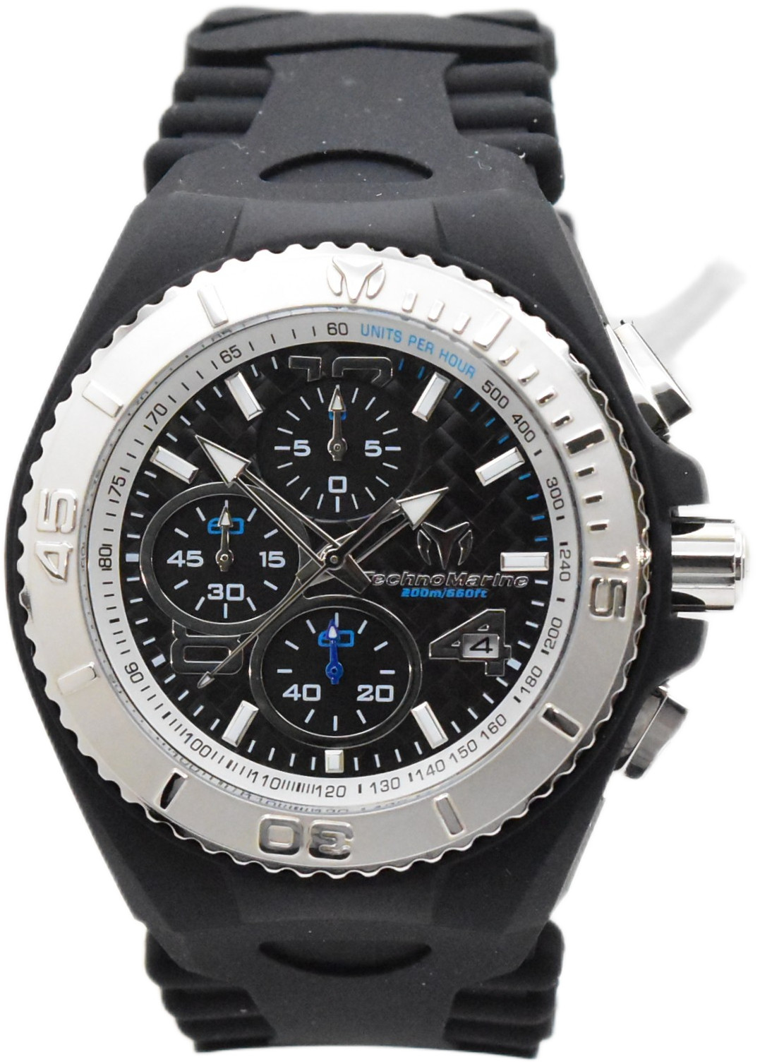 TechnoMarine Cruise JellyFish Men’s 46mm Black Dial Chrono Watch TM-115110