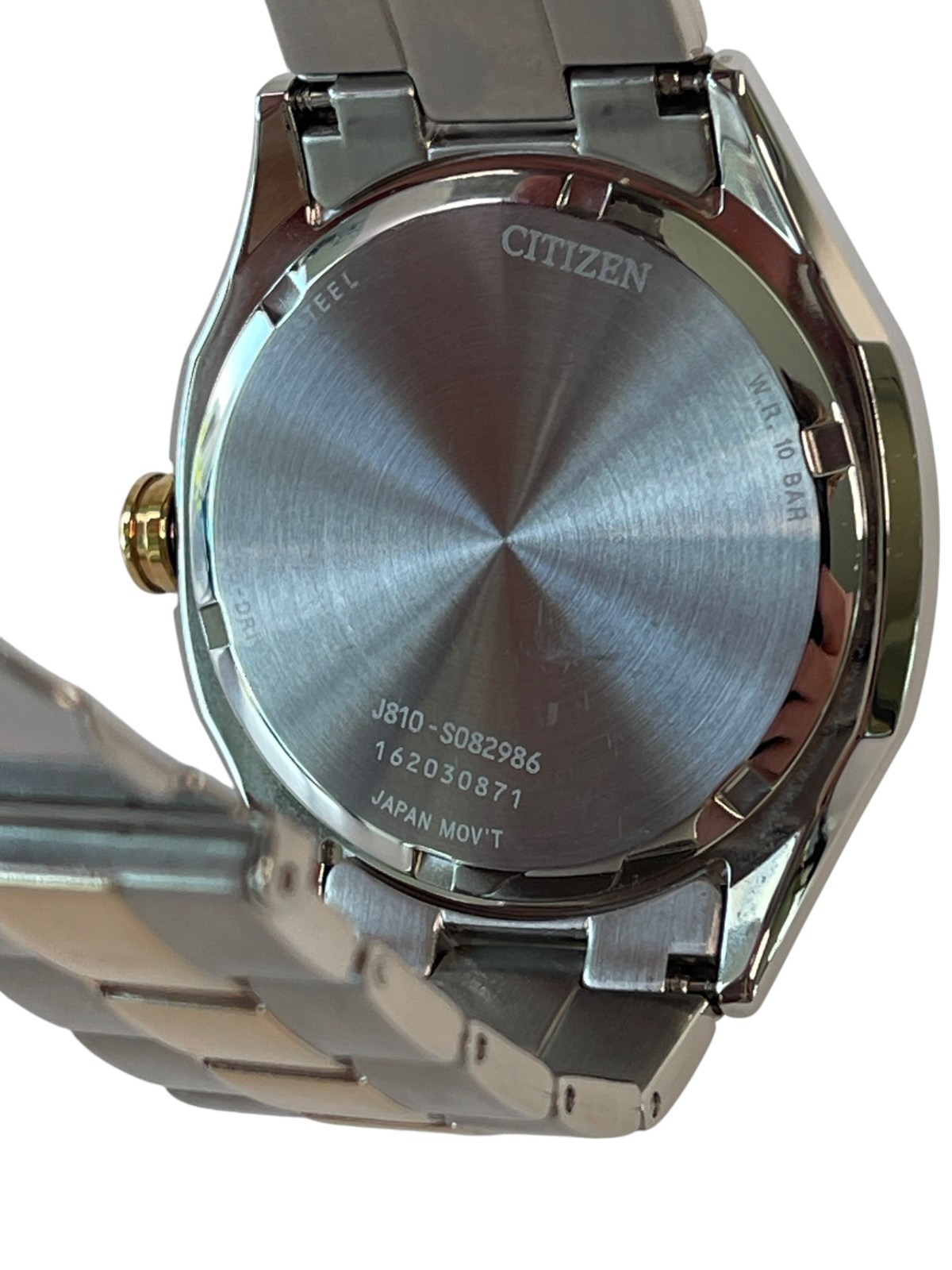 Men’s Citizen Eco Drive WR 100 Two-Tone Stainless Steel Watch J810-S082986 Solar